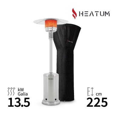 Dujinis lauko šildytuvas Heatum Alonzo 13,5kW Dujinis lauko šildytuvas Heatum Alonzo 13,5kW