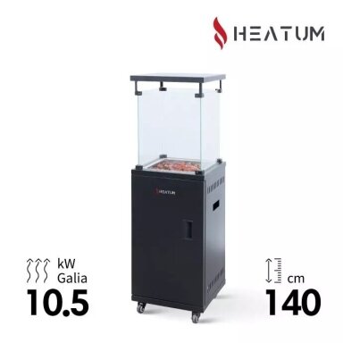 Dujinis lauko šildytuvas Heatum VOLCANO 10,5kW Dujinis lauko šildytuvas Heatum VOLCANO 10,5kW