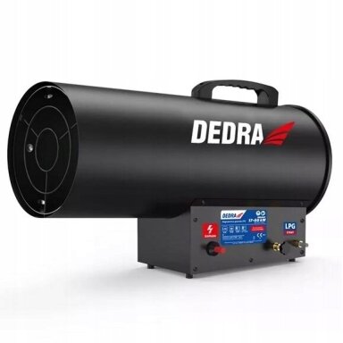 Dujinis šildytuvas su reguliavimu 20-55 kW DEDRA DED9947 Dujinis šildytuvas su reguliavimu 20-55 kW DEDRA DED9947