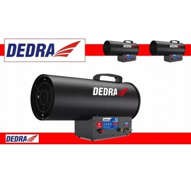 Dujinis šildytuvas su reguliavimu 20-55 kW DEDRA DED9947 Dujinis šildytuvas su reguliavimu 20-55 kW DEDRA DED9947