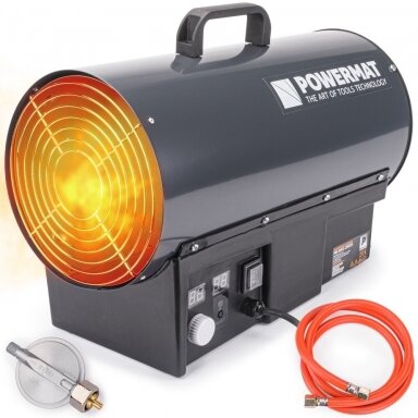Dujinis šildytuvas 25kW su termostatu Powermat Dujinis šildytuvas 25kW su termostatu Powermat