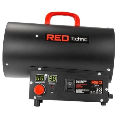 Dujinis šildytuvas su termostatu 25 kW RED Technic Dujinis šildytuvas su termostatu 25 kW RED Technic
