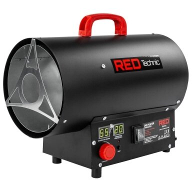 Dujinis šildytuvas su termostatu 25 kW RED Technic Dujinis šildytuvas su termostatu 25 kW RED Technic
