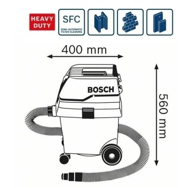 Dulkių siurblys BOSCH GAS 25 L SFC PROFESSIONAL Dulkių siurblys BOSCH GAS 25 L SFC PROFESSIONAL