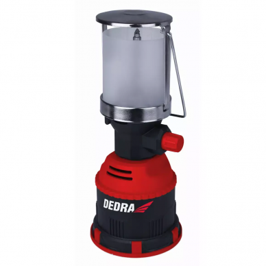 Dujinė turistinė lempa 80W su PIEZO uždegimu DEDRA 31A005 Dujinė turistinė lempa 80W su PIEZO uždegimu DEDRA 31A005