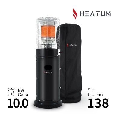 Dujinis lauko šildytuvas 10kW Heatum Legacy