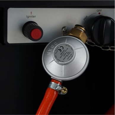 Dujinis šildytuvas 13,5kW Heatum Piramidė Atėnė Juoda 13