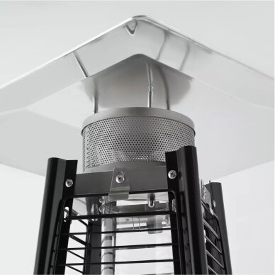 Dujinis šildytuvas 13,5kW Heatum Piramidė Atėnė Juoda 8 Dujinis šildytuvas 13,5kW Heatum Piramidė Atėnė Juoda 8