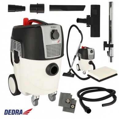Dulkių siurblys 1600W, su automatiniu filtro nukratymu DEDRA DED6607 Dulkių siurblys 1600W, su automatiniu filtro nukratymu DEDRA DED6607