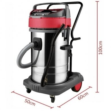 Dulkių siurblys pramoninis 3000W 80L Worcraft VC3080 2 Dulkių siurblys pramoninis 3000W 80L Worcraft VC3080 2