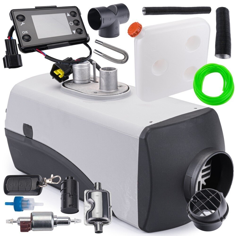 Dyzelinis autonominis šildytuvas 8kW 12V, (Webasto) Powermat PM-AG-8M1 Dyzelinis autonominis šildytuvas 8kW 12V, (Webasto) Powermat PM-AG-8M1