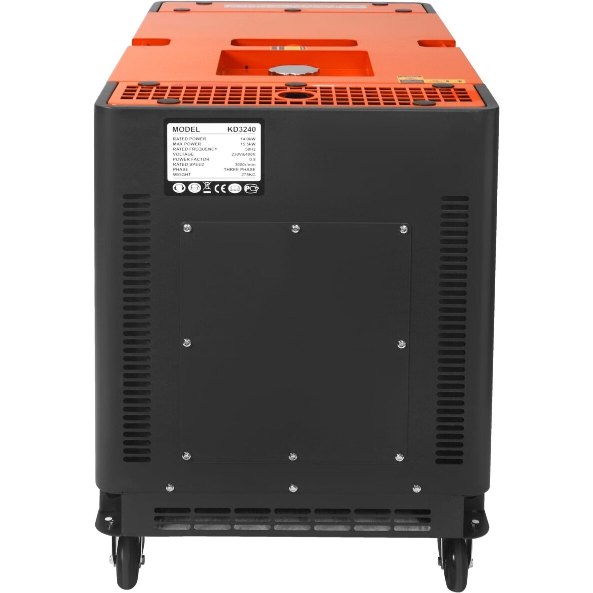 Dyzelinis elektros generatorius 15.5kW 230/400V Kraftdele 3