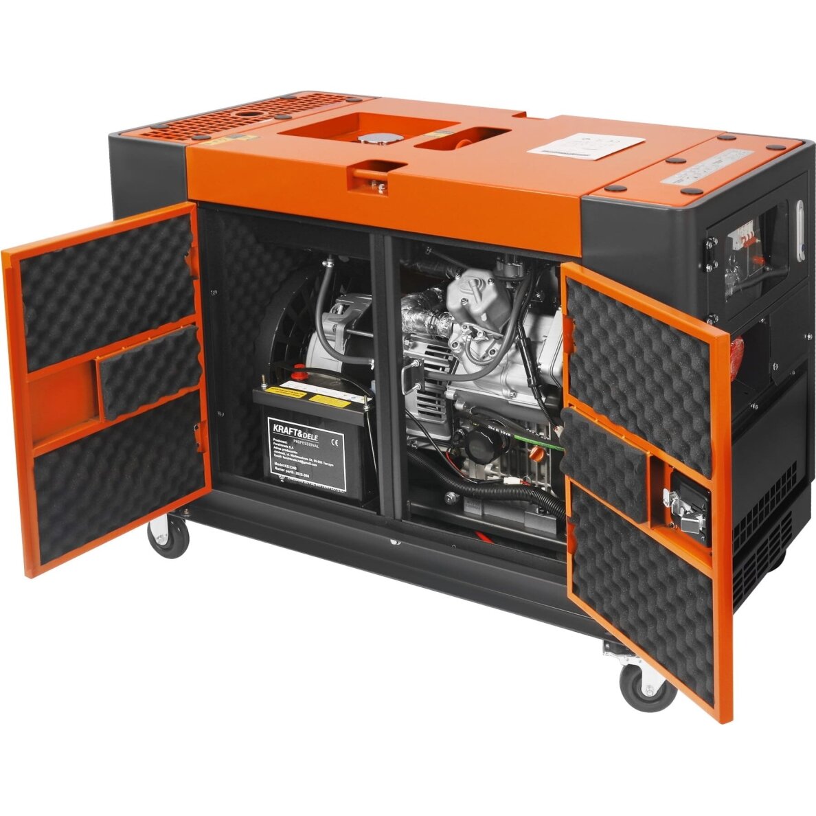 Dyzelinis elektros generatorius 15.5kW 230/400V Kraftdele 7 Dyzelinis elektros generatorius 15.5kW 230/400V Kraftdele 7