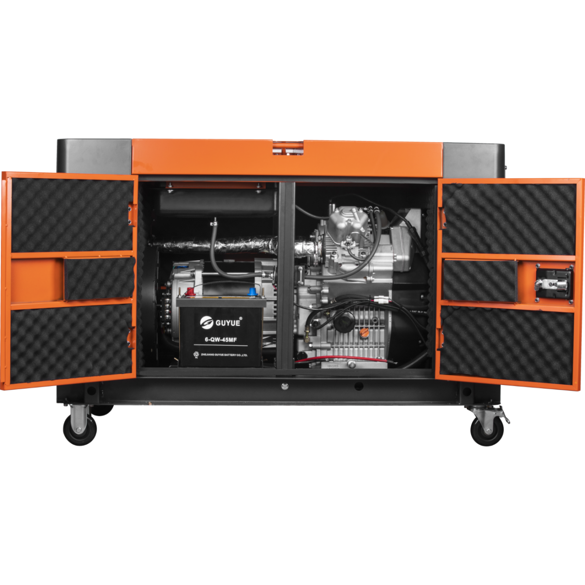 Dyzelinis elektros generatorius 17/18 kW su AVR ir ATS Kraftdele 8 Dyzelinis elektros generatorius 17/18 kW su AVR ir ATS Kraftdele 8