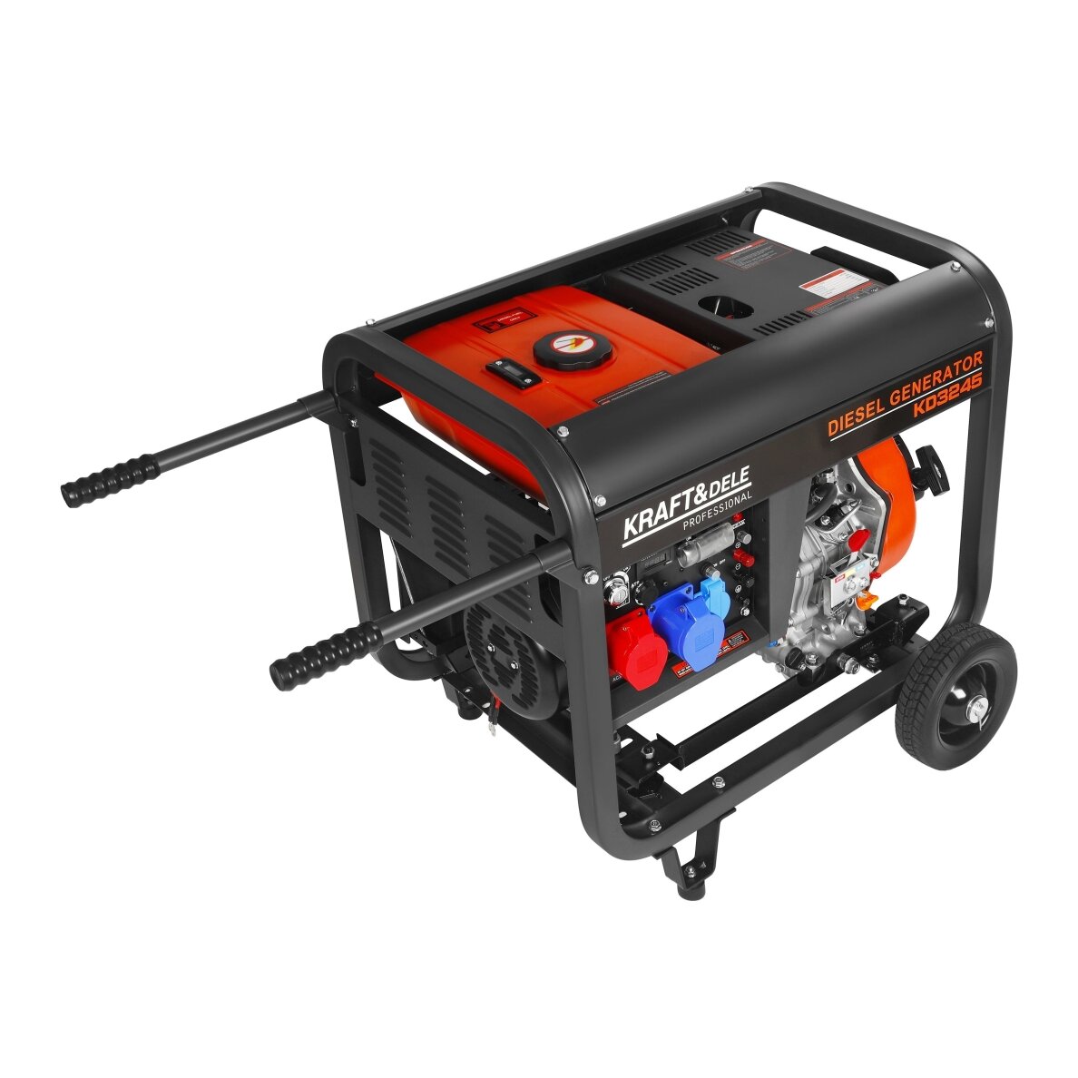 Dyzelinis elektros generatorius su elektriniu starteriu 230/400V 7kW/8kW Kraftdele 1 Dyzelinis elektros generatorius su elektriniu starteriu 230/400V 7kW/8kW Kraftdele 1
