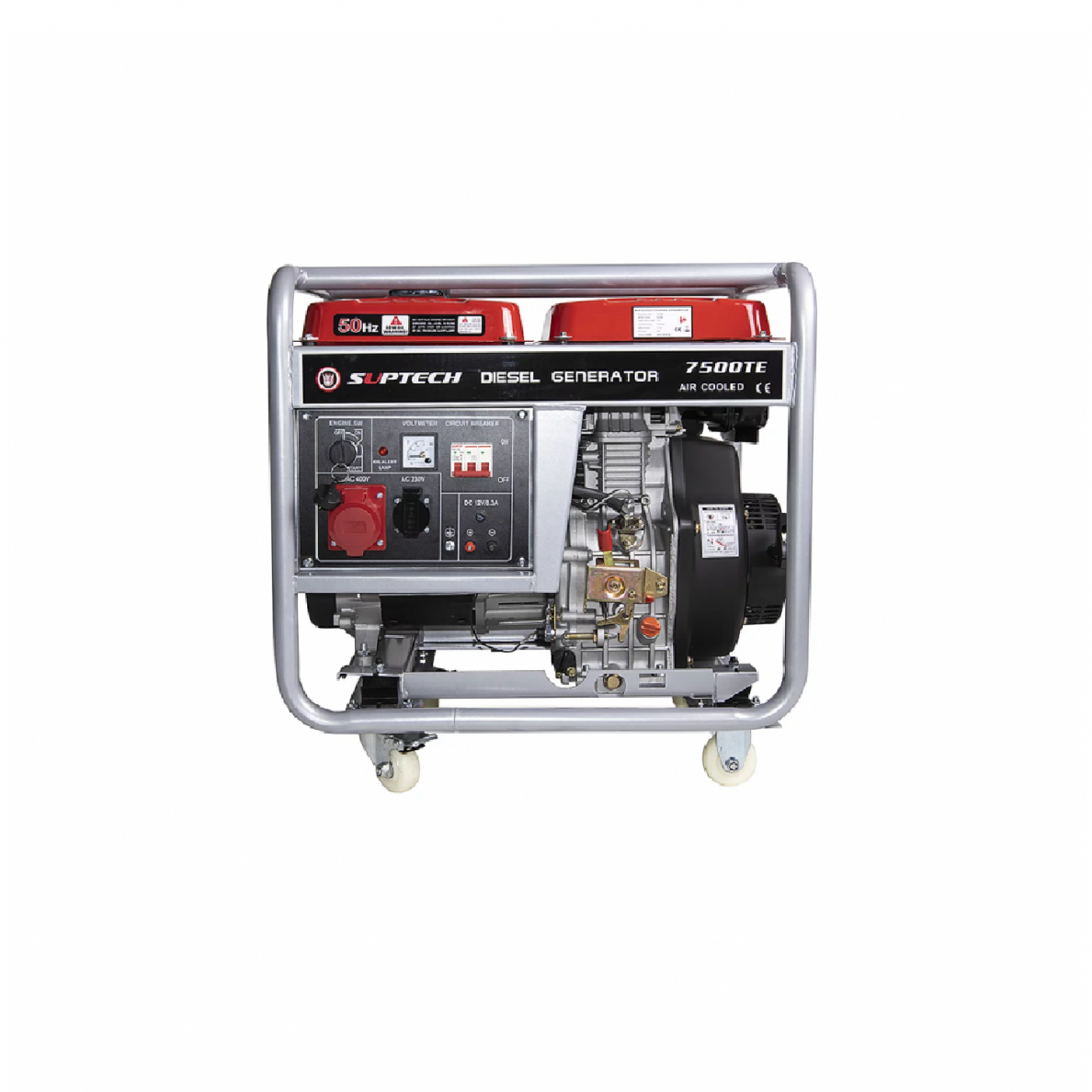 Dyzelinis generatorius 220V, 6.0kW/5.5kW SUPTECH 7500E Dyzelinis generatorius 220V, 6.0kW/5.5kW SUPTECH 7500E
