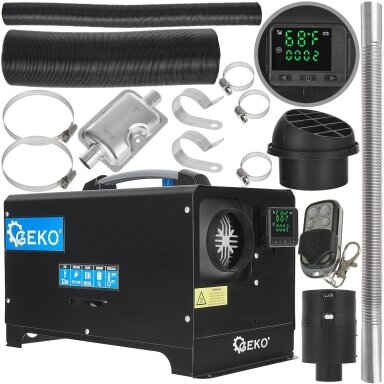Dyzelinis autonominis šildytuvas 12kW (Webasto) 12V / 220V GEKO G80458 Dyzelinis autonominis šildytuvas 12kW (Webasto) 12V / 220V GEKO G80458