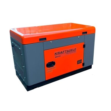 Dyzelinis generatorius 220V 12/13kW Kraftdele KD197 Dyzelinis generatorius 220V 12/13kW Kraftdele KD197