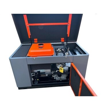 Dyzelinis generatorius 220V 12/13kW Kraftdele KD197 Dyzelinis generatorius 220V 12/13kW Kraftdele KD197