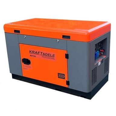 Dyzelinis generatorius 220V 14/15kW Kraftdele KD198 Dyzelinis generatorius 220V 14/15kW Kraftdele KD198