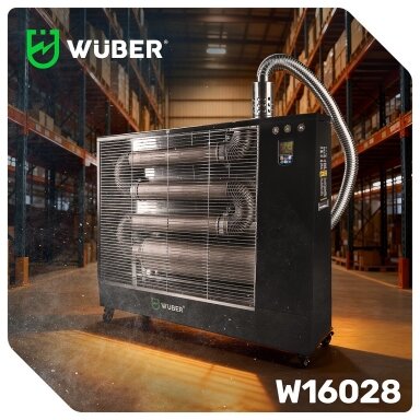 Dyzelinis infraraudonųjų spindulių šildytuvas 16 kW WUBER W16028 Dyzelinis infraraudonųjų spindulių šildytuvas 16 kW WUBER W16028