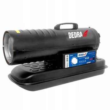 Dyzelinis šildytuvas 20kW su termostatu DEDRA DED9950A Dyzelinis šildytuvas 20kW su termostatu DEDRA DED9950A