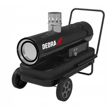 Dyzelinis šildytuvas 30KW su išmetimo sistema ir termostatu DEDRA DED9955BTK Dyzelinis šildytuvas 30KW su išmetimo sistema ir termostatu DEDRA DED9955BTK
