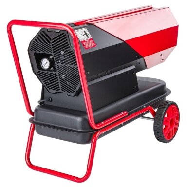 Dyzelinis šildytuvas 40 kW su termostatu ir LCD ekranu 920 m³/h REDTECHNIC Dyzelinis šildytuvas 40 kW su termostatu ir LCD ekranu 920 m³/h REDTECHNIC