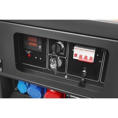 Dyzelinis elektros generatorius 15.5kW 230/400V Kraftdele 12
