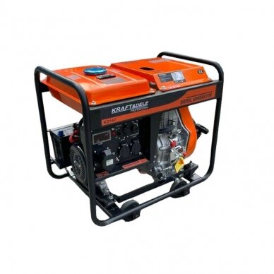 Dyzelinis elektros generatorius 6.0KW 220V KRAFT&DELE