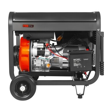 Dyzelinis elektros generatorius su elektriniu starteriu 230/400V 7kW/8kW Kraftdele 12