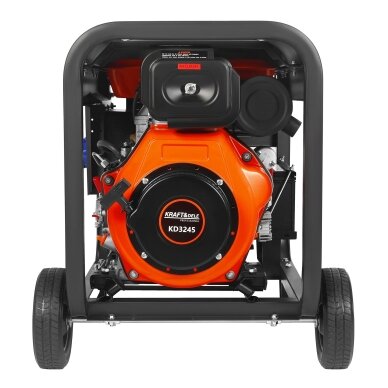 Dyzelinis elektros generatorius su elektriniu starteriu 230/400V 7kW/8kW Kraftdele 6 Dyzelinis elektros generatorius su elektriniu starteriu 230/400V 7kW/8kW Kraftdele 6