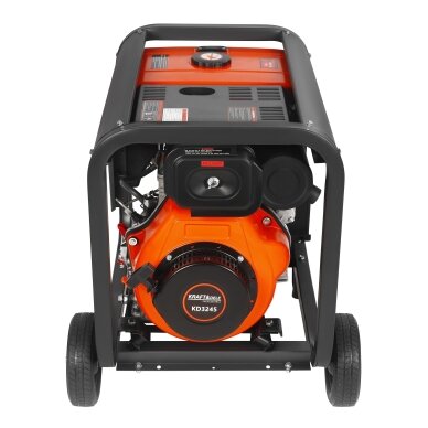 Dyzelinis elektros generatorius su elektriniu starteriu 230/400V 7kW/8kW Kraftdele 5