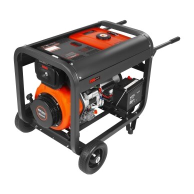 Dyzelinis elektros generatorius su elektriniu starteriu 230/400V 7kW/8kW Kraftdele 14