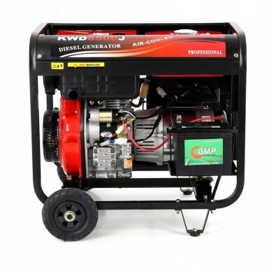 Dyzelinis generatorius 6500W 12/230V AVR Kraftdele KD122 3 Dyzelinis generatorius 6500W 12/230V AVR Kraftdele KD122 3