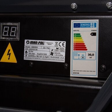Dyzelinis šildytuvas 30KW su kaminu (netiesioginio degimo) MAR-POL M80934 12 Dyzelinis šildytuvas 30KW su kaminu (netiesioginio degimo) MAR-POL M80934 12