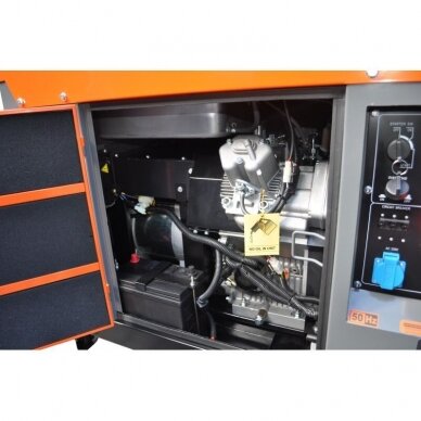 Dyzelinis trifazis elektros generatorius 12kW/13kW, 220V/380V Kraftdele KD152 4 Dyzelinis trifazis elektros generatorius 12kW/13kW, 220V/380V Kraftdele KD152 4