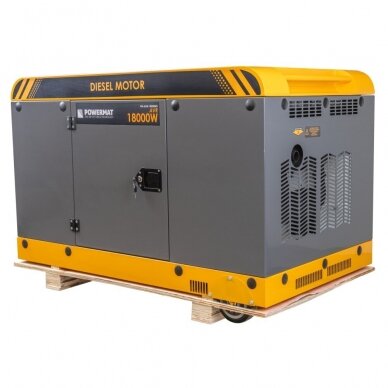 Dyzelinis trifazis generatorius 16kW/18kW 220V/380V Powermat PM-AGR-18000MD 3