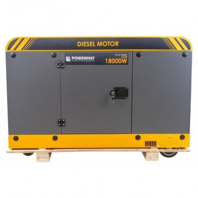 Dyzelinis trifazis generatorius 16kW/18kW 220V/380V Powermat PM-AGR-18000MD 4