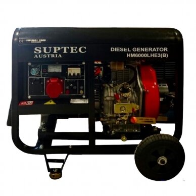 Dyzelinis trifazis generatorius SUPTEC 6,0 kW 220V/380V 1
