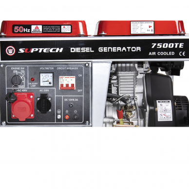 Dyzelinis generatorius 220V, 6.0kW/5.5kW SUPTECH 7500E 1 Dyzelinis generatorius 220V, 6.0kW/5.5kW SUPTECH 7500E 1
