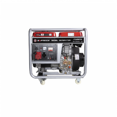 Dyzelinis generatorius 220V, 6.0kW/5.5kW SUPTECH 7500E Dyzelinis generatorius 220V, 6.0kW/5.5kW SUPTECH 7500E
