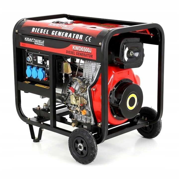 Dyzelinis generatorius 6500W 12/230V AVR Kraftdele KD122 1 Dyzelinis generatorius 6500W 12/230V AVR Kraftdele KD122 1