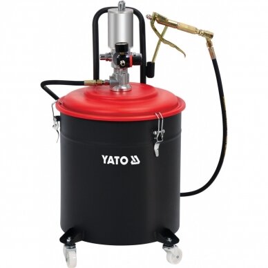 Efektyvus pneumatinis tepimo įrenginys 30l YATO YT-07068 Efektyvus pneumatinis tepimo įrenginys 30l YATO YT-07068