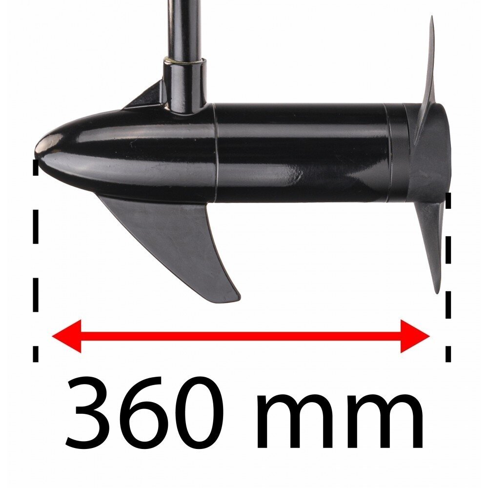Elektrinis pakabinamas valties variklis Powermat PM-ESZ-55H, 640W, 55 lbs 2
