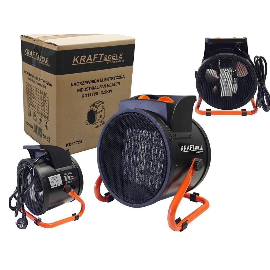 Elektrinis šildytuvas 3,5kW Keramikinis KraftDele KD11728 7 Elektrinis šildytuvas 3,5kW Keramikinis KraftDele KD11728 7