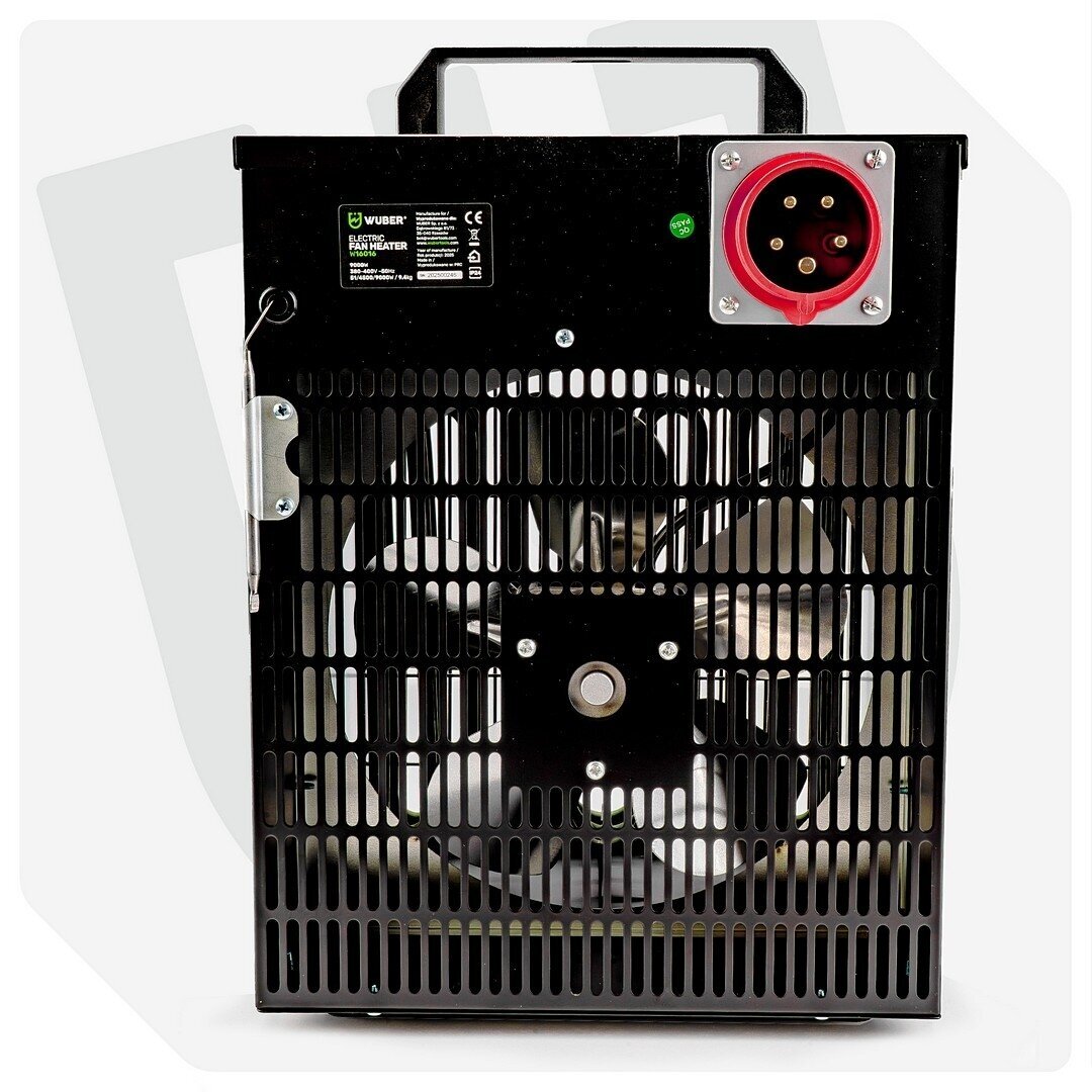 Elektrinis šildytuvas su termostatu 9kW WUBER 400V 10 Elektrinis šildytuvas su termostatu 9kW WUBER 400V 10