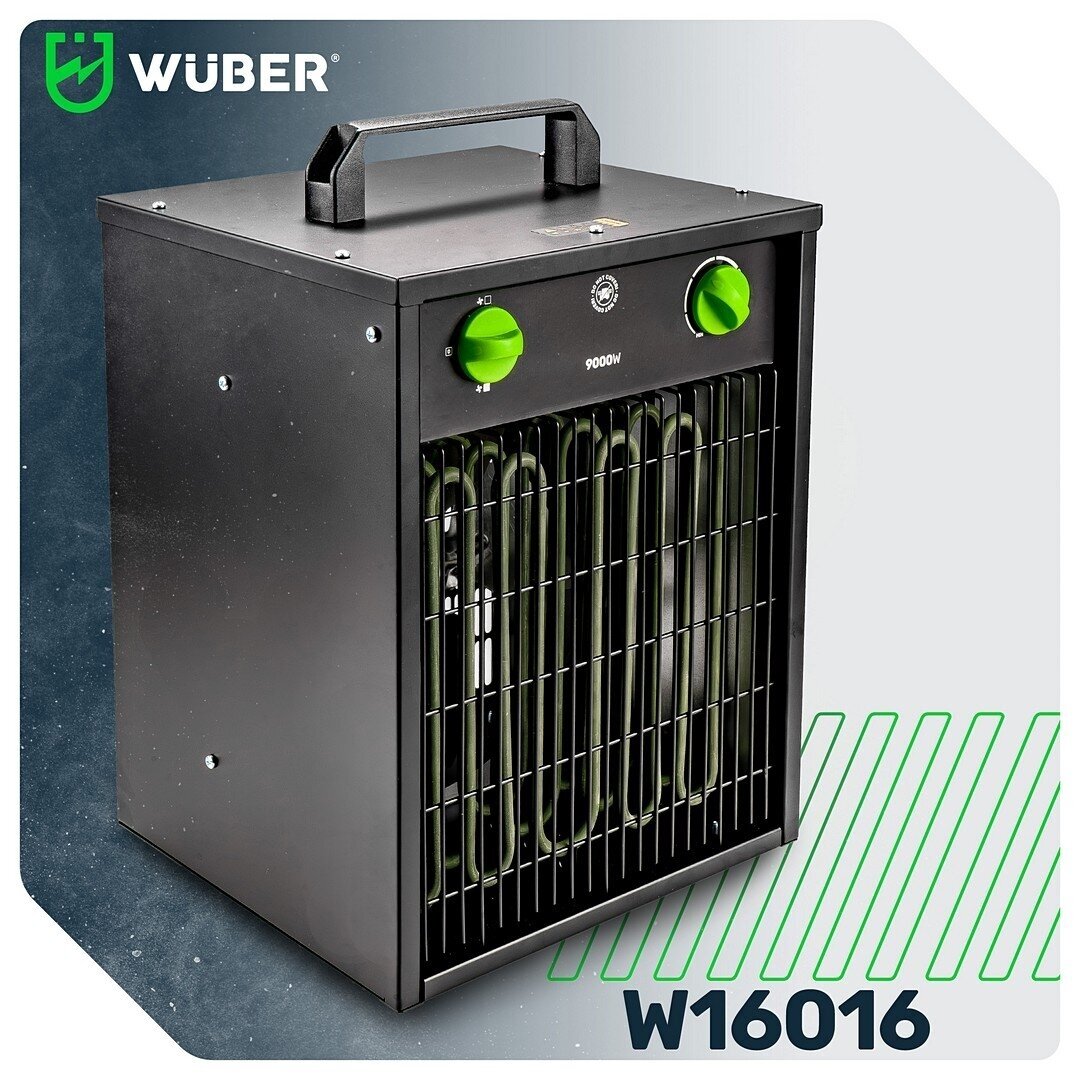 Elektrinis šildytuvas su termostatu 9kW WUBER 400V 3 Elektrinis šildytuvas su termostatu 9kW WUBER 400V 3