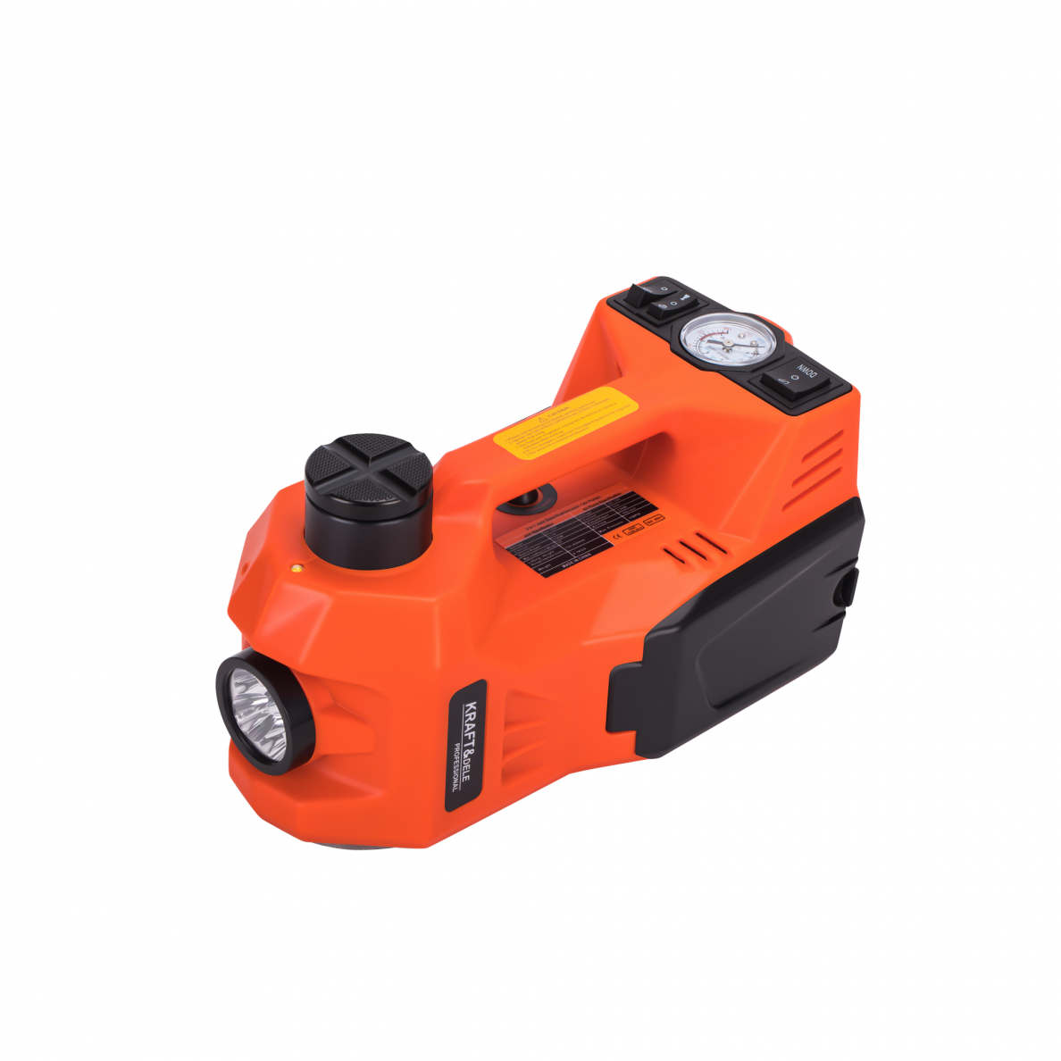 Elektrinis automobilio domkratas su kompresoriumi 5T, 155-450mm Kraftdele KD1367 4