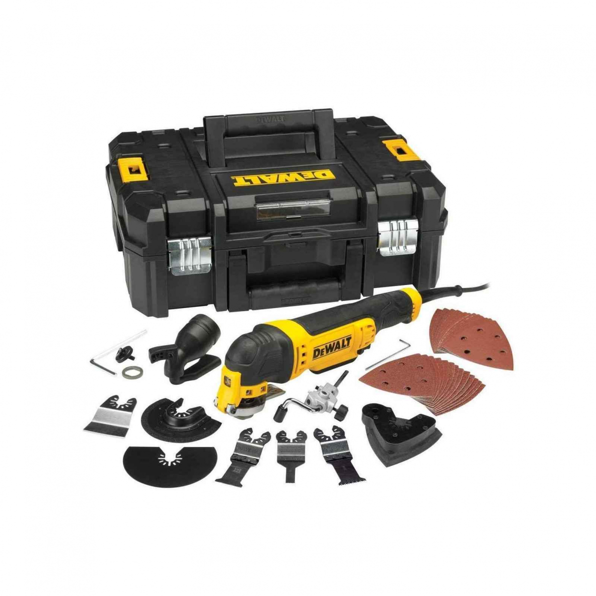 Elektrinis daugiafunkcinis įrankis DeWalt DWE315KT-QS Elektrinis daugiafunkcinis įrankis DeWalt DWE315KT-QS